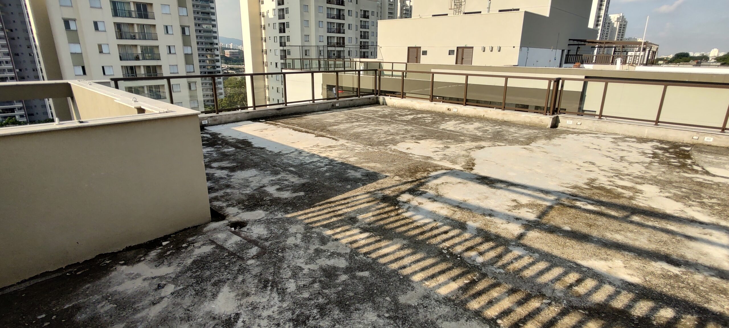 Execução de piscina em Cobertura